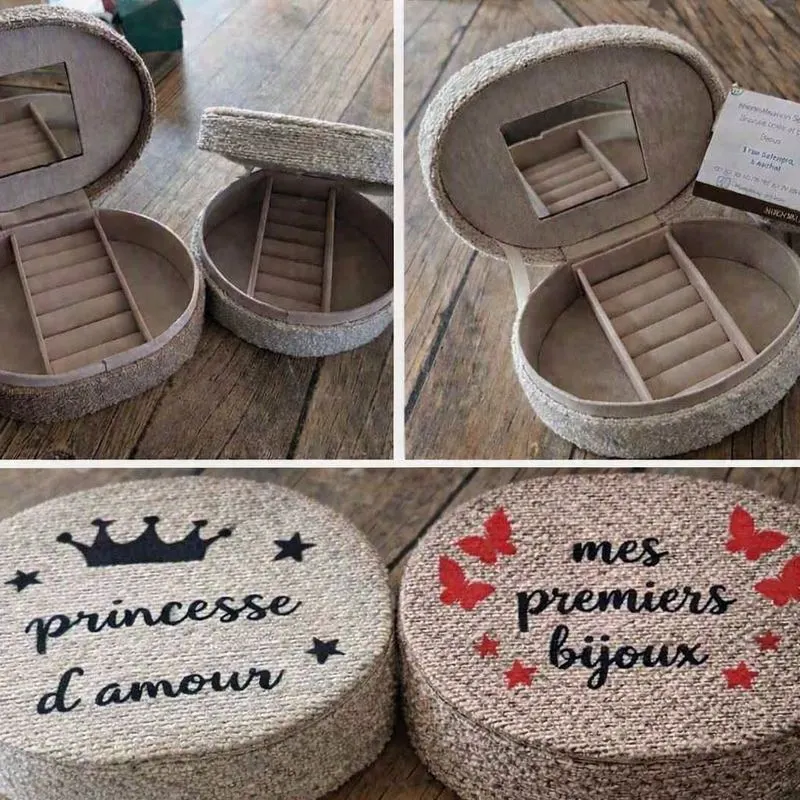 Boîte à bijoux personnalisée