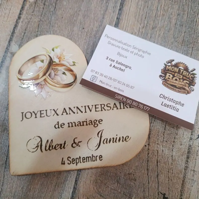 Cœur anniversaire de mariage