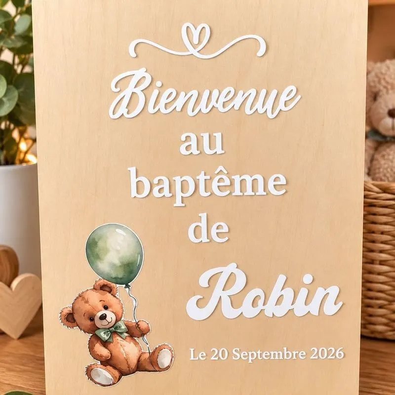 Panneau de bienvenue