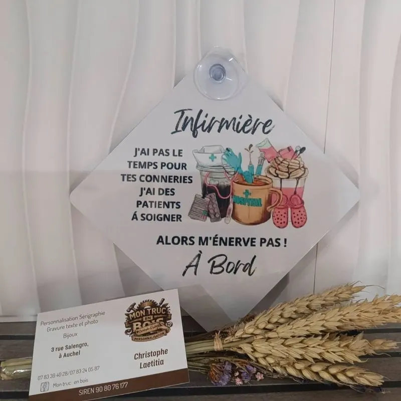 Plaque « À bord » pour voiture